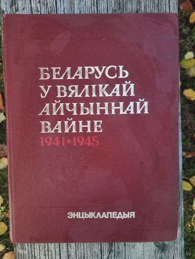 Книга Беларусь у вялiкай айчыйнай вайне 1941-1945гг энциклопедия