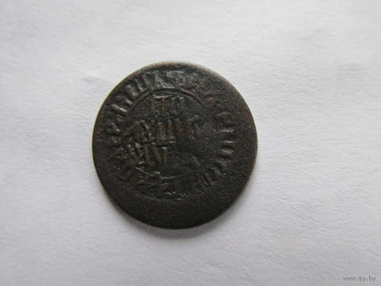 МОНЕТА ПОЛУШКА,ПЕТР 1.