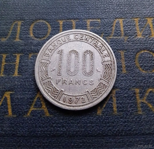 100 франков 1972 ЦАР #01