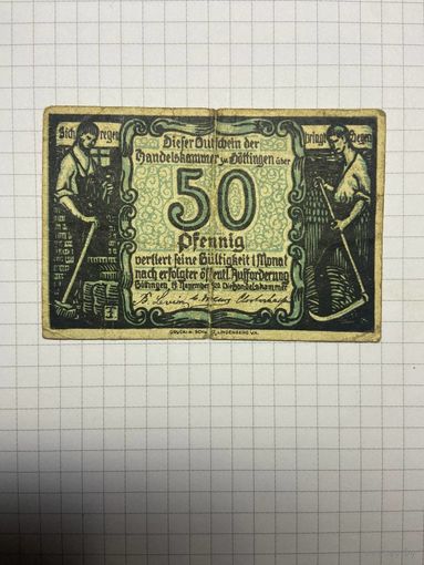 50 пфенигов (нотгельды) г. Германия.-2012