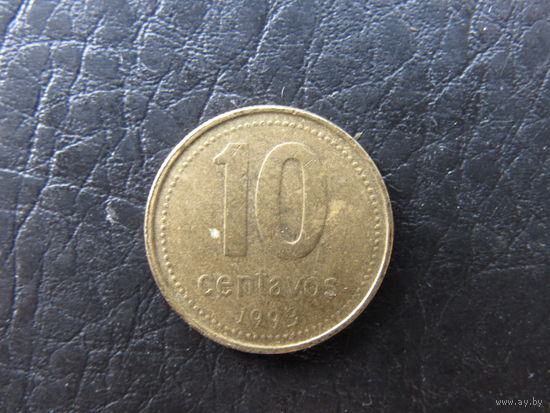 Аргентина. 10 сентаво. 1993. С 20 копеек. Распродажа коллекции. Смотрите другие лоты.