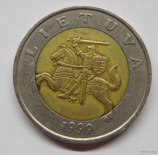 Литва 5 лит 1999 г