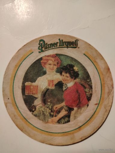 Бирдекель (подставка под пиво) Pilsner Urquell/Чехия