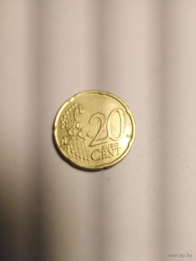 20 ЕВРОЦЕНТОВ ГРЕЦИЯ 2002Г
