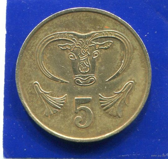 Кипр 5 центов 1983