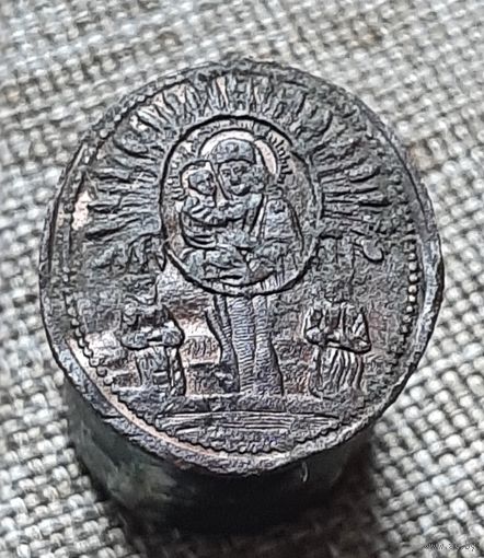 Медальон православный Жировицкая Божия Матерь явлена в 1470 году.