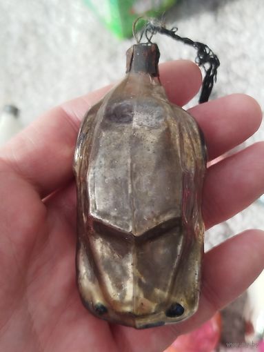 Ёлочная игрушка,машинка,под реставрацию