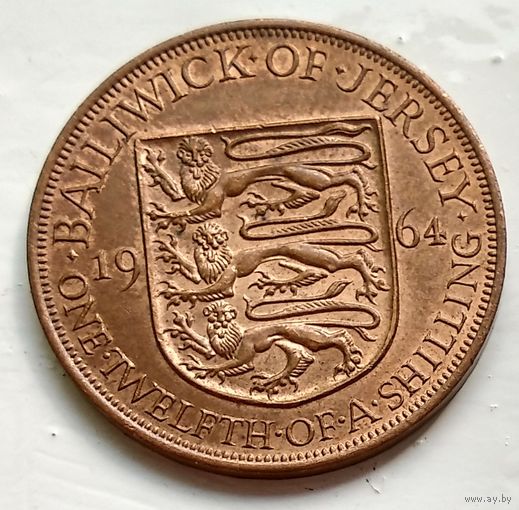 Джерси 1/12 шиллинга, 1964 1-10-1