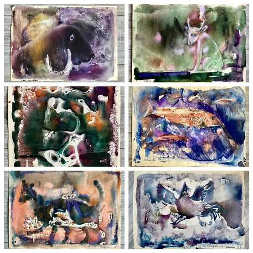 А.Мара (А.А.Марочкин). Акварели