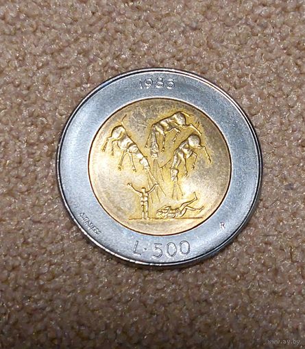 Сан-Марино 500 лир, 1983 Ядерная угроза