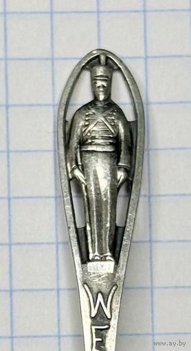 С 1 РУБЛЯ! ЛОЖКА ОФИЦЕР СОЛДАТ СЕРЕБРО