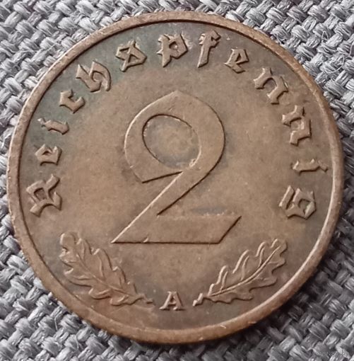 2 рейхспфеннига 1936 А