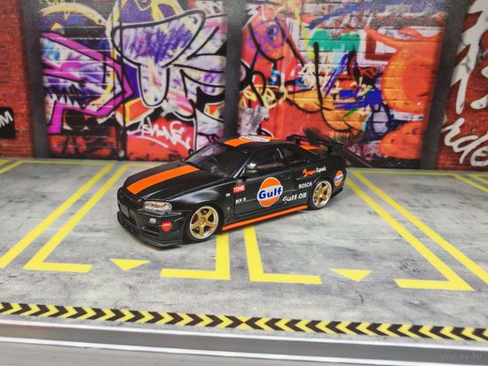 Коллекционная модель 1/64 Fuji Nissan Skyline GTR