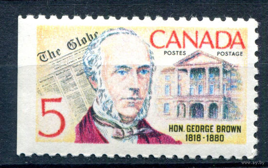 Канада - 1968г. - Джордж Браун - 1 марка - полная серия, MNH [Mi 425]. #3-WB-92-A-1