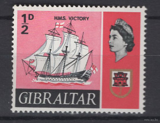 Гибралтар / Gibraltar 1967  Корабли Елизавета II