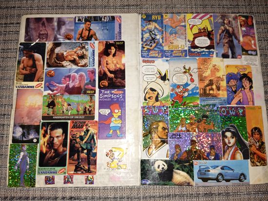 Наклейки 90-х Лот 4