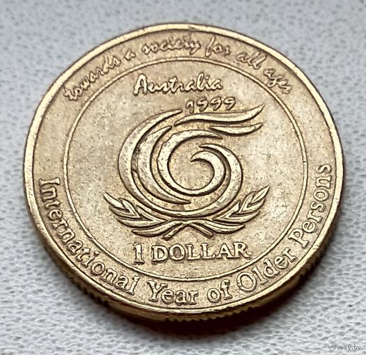 Австралия 1 доллар, 1999 Международный год пожилых людей 6-2-27