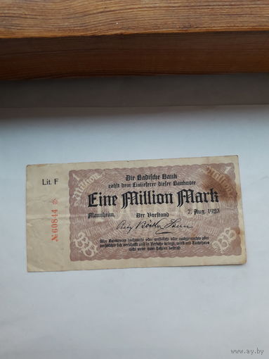 Германия Мангейм нотгельд 1000000 марок 1923
