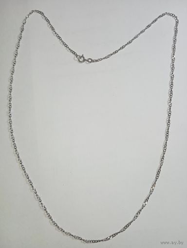 Распродажа серебра 14 лотов с рубля !!! Цепочка серебряная 925 проба .