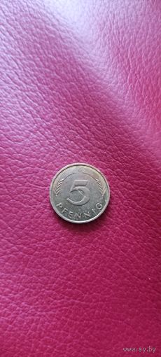 5 пфеннигов 1985 год G