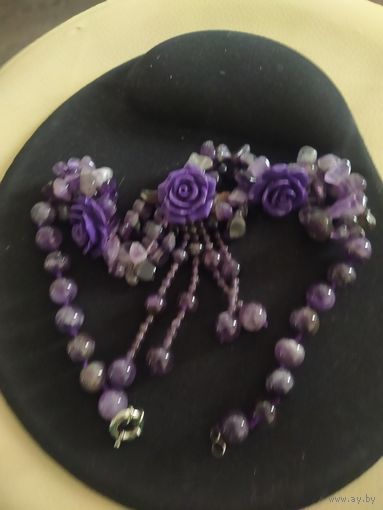 Бусы Аметист натуральные