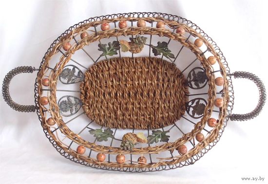 Фруктовница Хлебница Сухарница 47 х 29 см