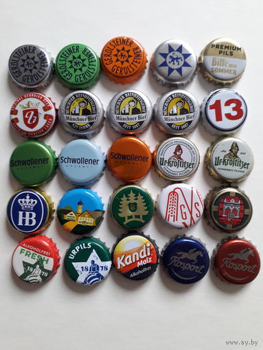 Пивные крышки+ лист для хранения