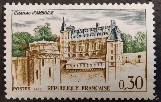 Франция. 1963г. Mi1444**. Замок Амбуаз.