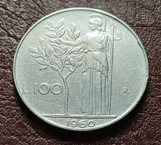 Италия 100 лир, 1960    ( 2-8-1 )