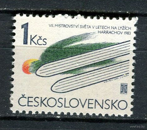 Чехословацкая Социалистическая Республика - 1983 - Спорт - [Mi. 2709] - полная серия - 1 марка. MNH.  (Лот 100EV)-T25P2