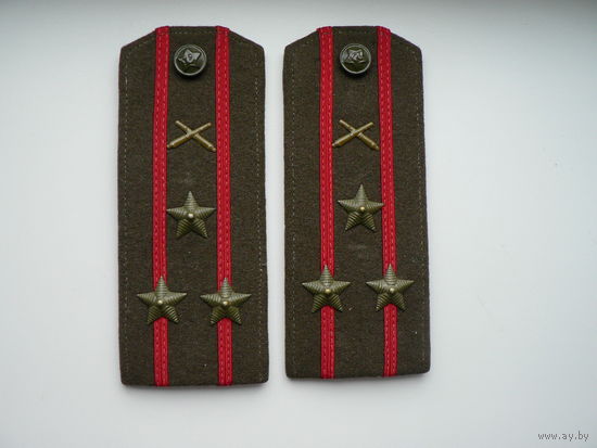 Погоны полковника артиллерии полевые (образца 1958 г.)