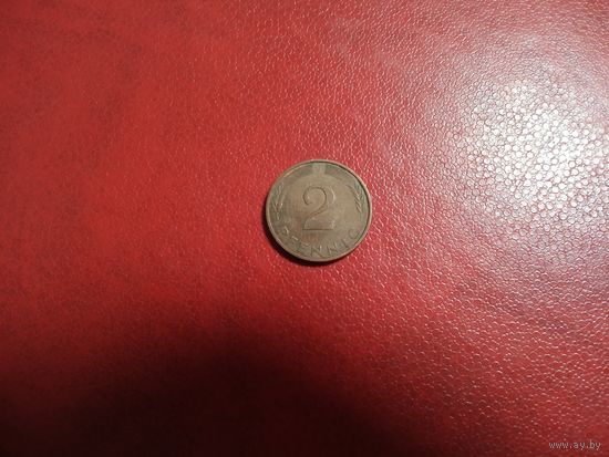 2 пфеннига 1992 J Германия