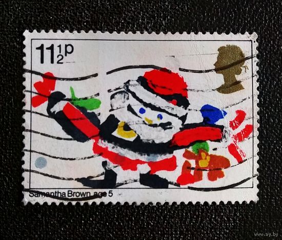 Марка Великобритания 1981 год Рождество
