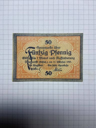 50 пфенигов (нотгельды) г. Германия.-2012