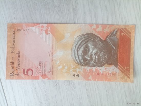 Венесуэла 5 UNC c рубля