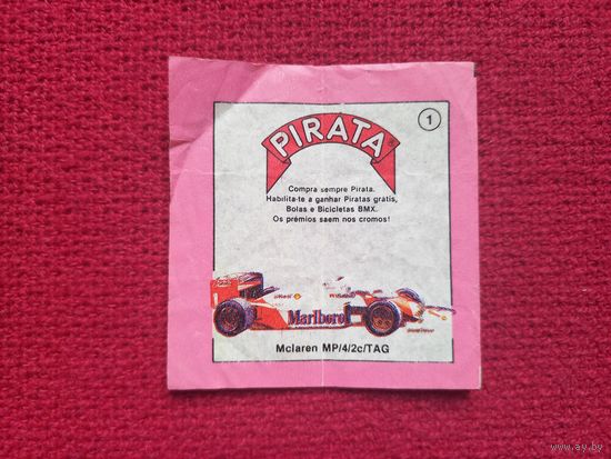 Вкладыш Pirata Формула Номер 1.