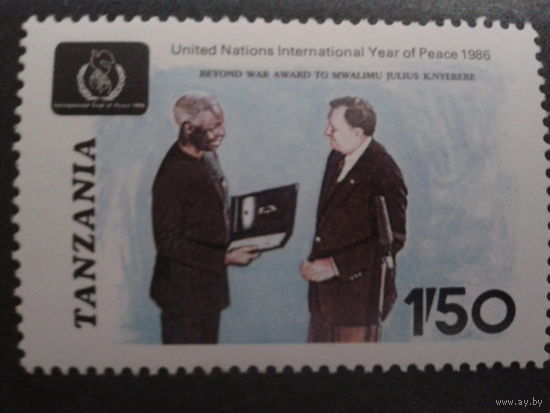 Танзания 1986 год мира, президент страны