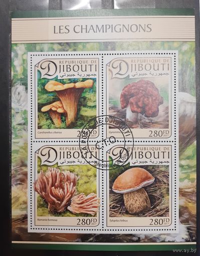 Джибути. 2017 год. Флора. Грибы. Блок (1025)