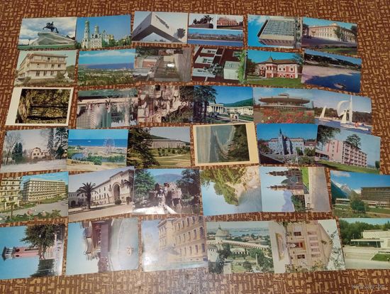 Открытки 67 шт разные города, ташкент псков калуга куйбышев и дркгие