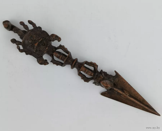 Статуэтка Пурба Махакала Индия Медный сплав