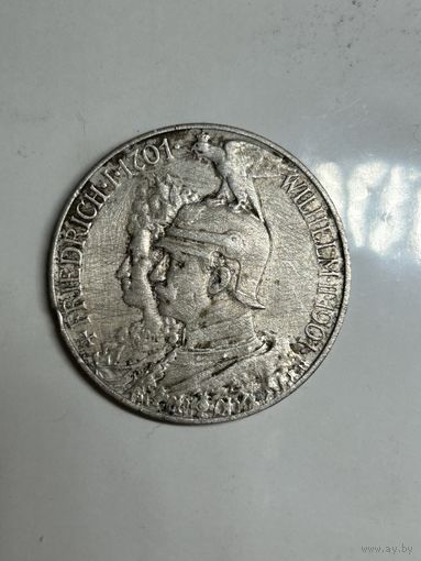 5 марок Вильгельм ll 1901г