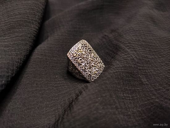 Кольцо большое филигрань