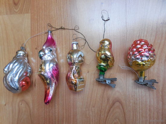 Ёлочные игрушки СССР