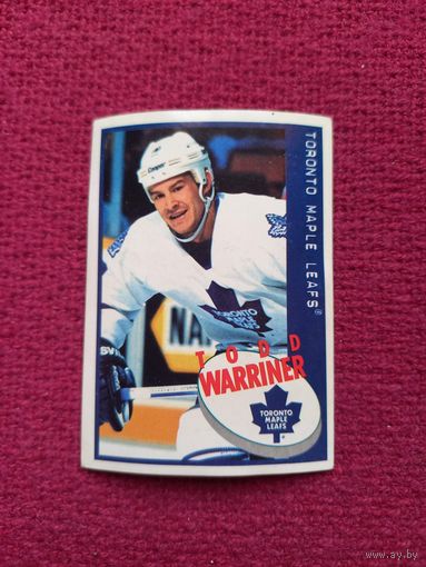 Наклейка НХЛ хоккей 97-98 номер 177 / NHL Hockey 97-98 177