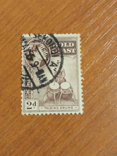 1952 британская колония Золотой Берег музыкант искусство культура королева (4-1)