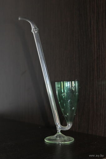 Стеклянный "Трубка-бокал" для портвейна.