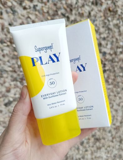 Водоустойчивый лосьон для лица и тела Supergoop! Play SPF50 Everyday Lotion with sunflower extract 71 ml