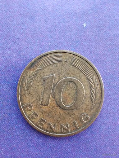 Германия ФРГ 10 пфеннигов 1985 J