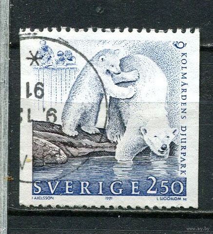 Швеция - 1991 - День Северных стран 2,50Kr. Туризм - [Mi.1666] - 1 марка. Гашеная.  (LOT Gu47)-T3P55