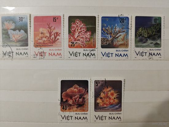 РАСПРОДАЖА КОЛЛЕКЦИИ. Вьетнам, марки "кораллы"